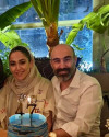 جشن تولد ساده محسن تنابنده و همسرش | عکس